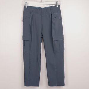 Eddie Bauer Womens Size 2 Gray Cargo Capri Golf Hiking Outdoors Pants Activewear